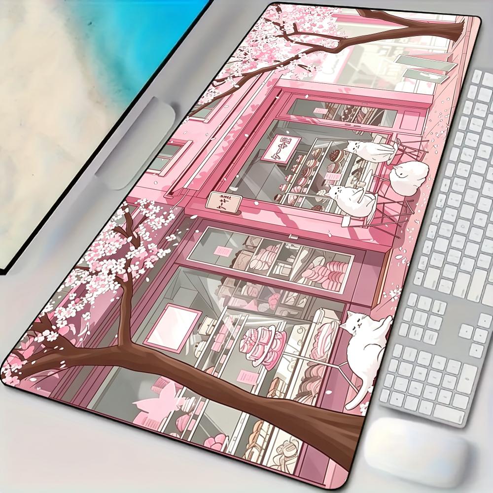 Gaming Accessories Shop - White Cat and Dessert Shop Mouse