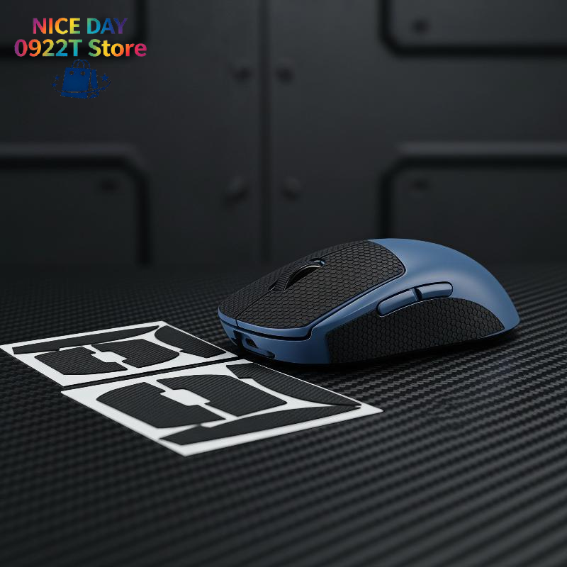 Gaming Accessories Aesthetic - 1/3Pcs Honeycomb Textured Mouse Anti-Slip Grip