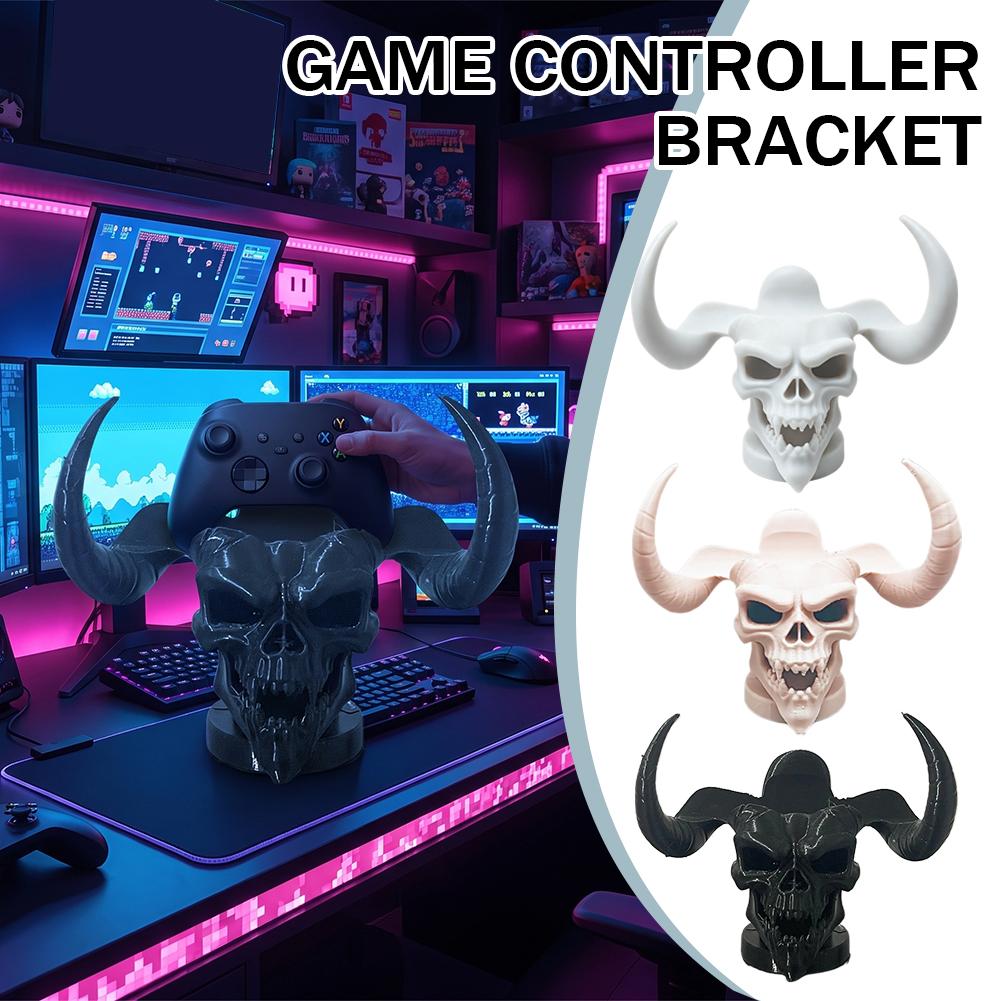 Accessories For Your Gaming Room - Unique Devil Skull Horn Controller Holder