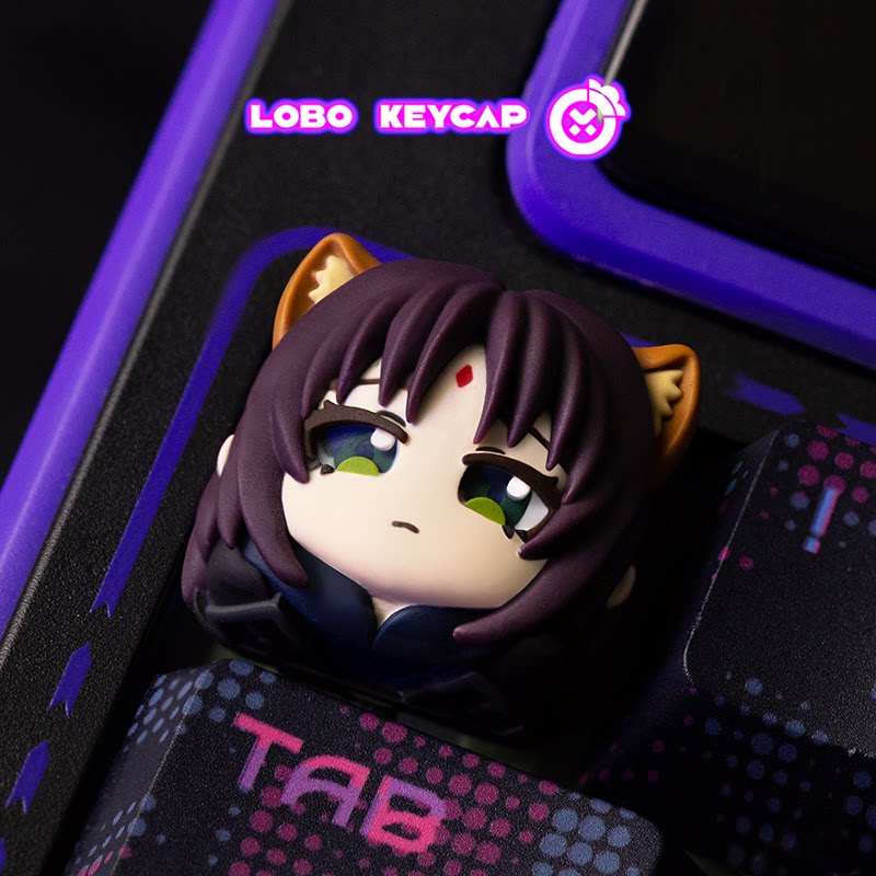 Lobo Keycap Creative Anime Art - Gaming Accessories In China 评论和价格