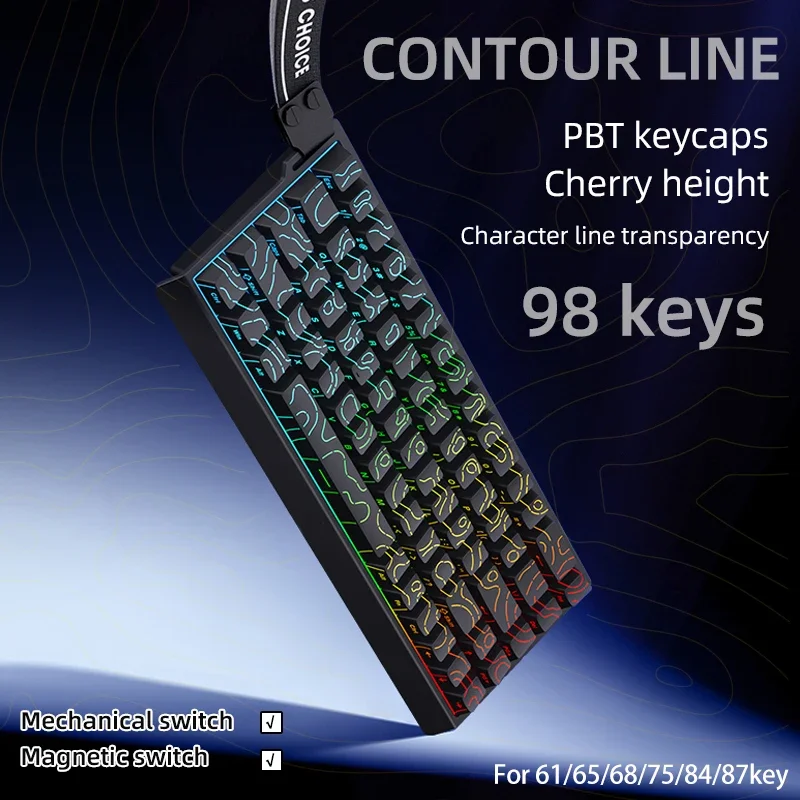 Contour KM98 PBT Keycaps-Perfe - Gaming Accessories Aesthetic 评论和价格