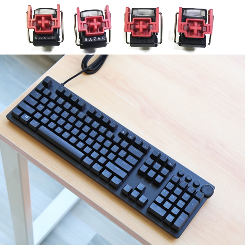 4Pcs V2 Slient Liner Red Optic - Gaming Accessories Aesthetic 评论和价格