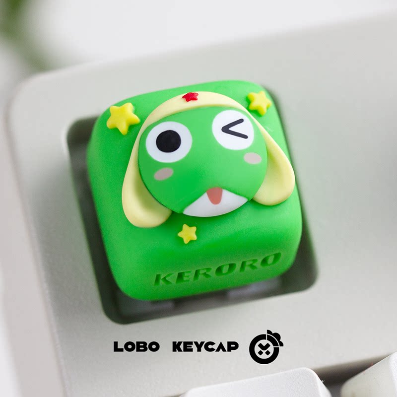 Keroro Themed Anime Keycaps Me - Gaming Accessories Aesthetic 评论和价格