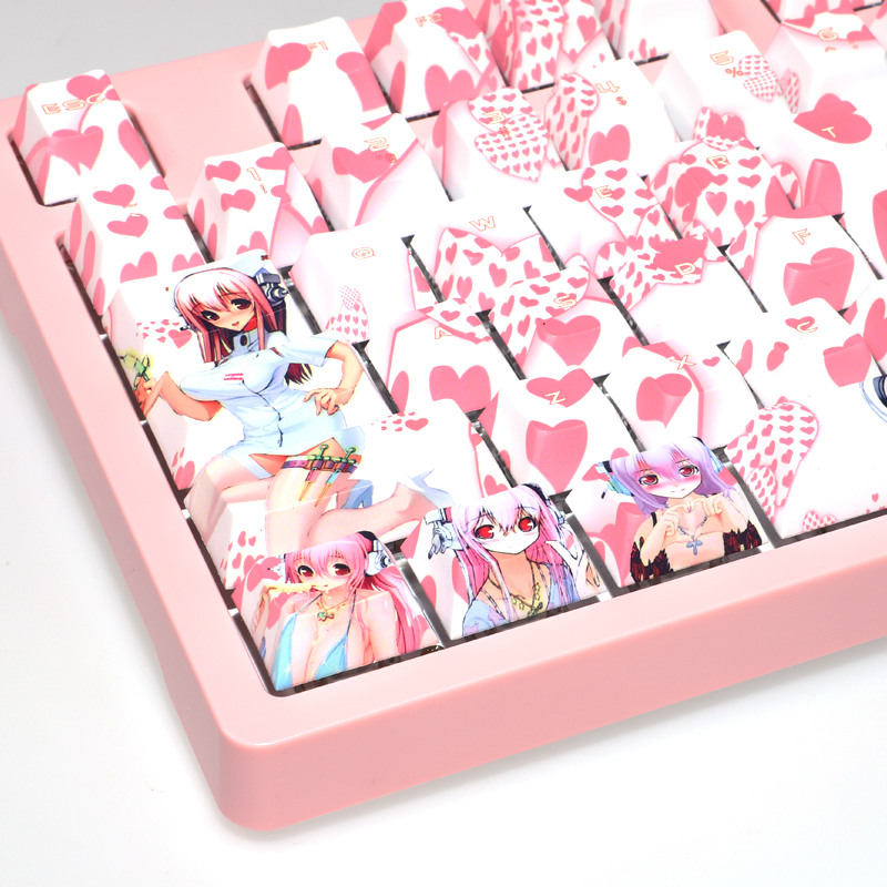 108 Keys PBT 5 Sides Dye Subbe - Gaming Accessories Aesthetic 评论和价格